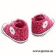 Baby Shoes Cerise Leopard